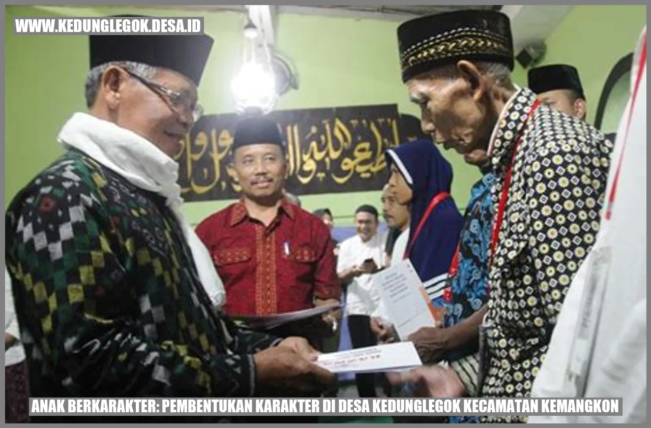 Anak Berkarakter: Pembentukan Karakter di Desa Kedunglegok Kecamatan Kemangkon