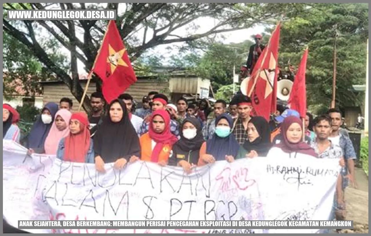 Pencegahan Eksploitasi di Desa Kedunglegok