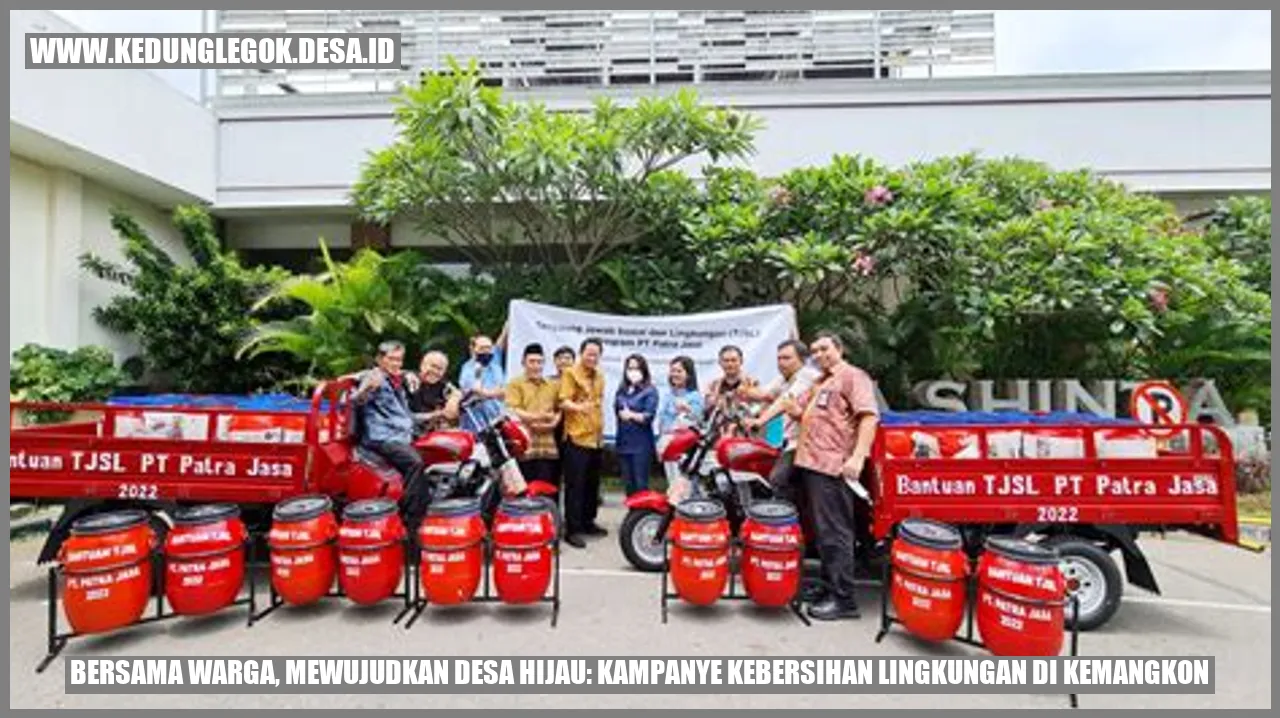 Bersama Warga, Mewujudkan Desa Hijau: Kampanye Kebersihan Lingkungan di Kemangkon