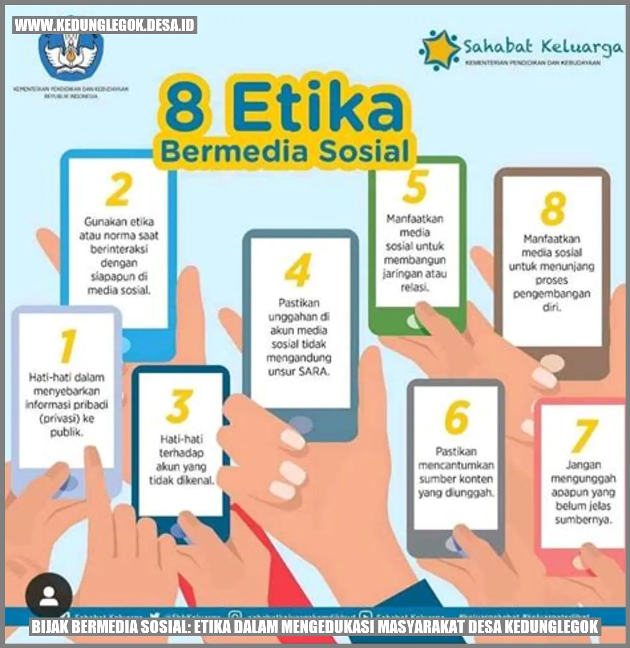 Bijak Bermedia Sosial: Etika dalam Mengedukasi Masyarakat Desa Kedunglegok