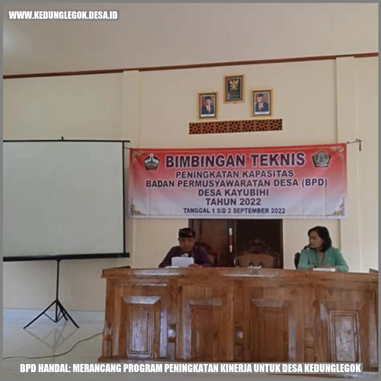 BPD Handal: Merancang Program Peningkatan Kinerja untuk Desa Kedunglegok