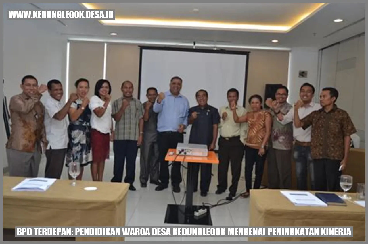 Gambar BPD di Desa Kedunglegok