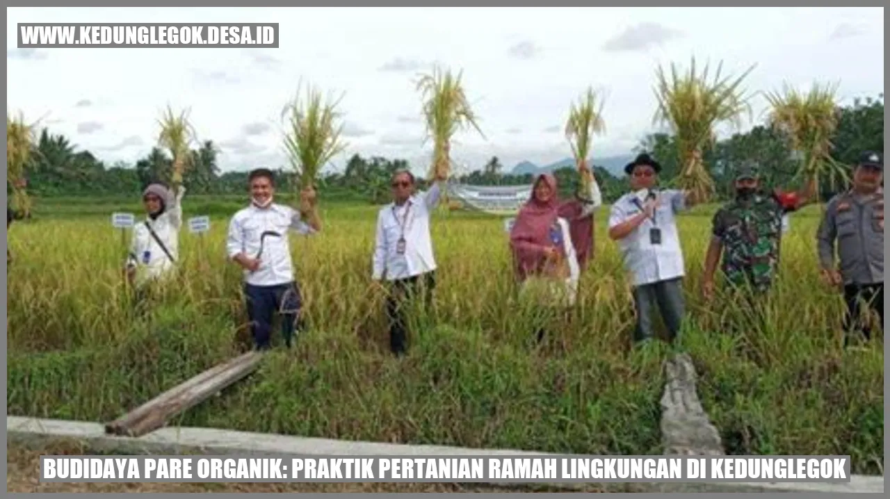 Budidaya Pare Organik: Praktik Pertanian Ramah Lingkungan di Kedunglegok