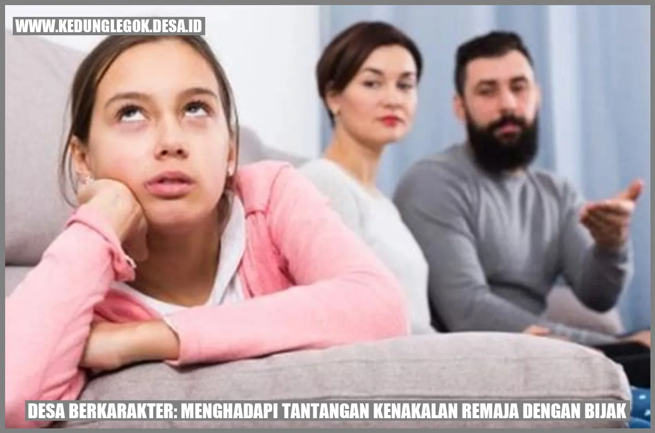 Desa Berkarakter: Menghadapi Tantangan Kenakalan Remaja dengan Bijak
