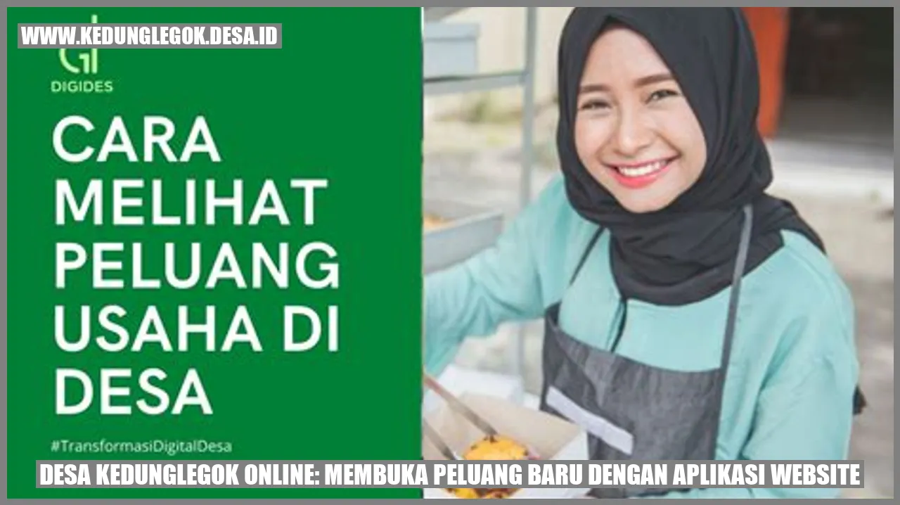Peluang Online untuk Desa Kedunglegok