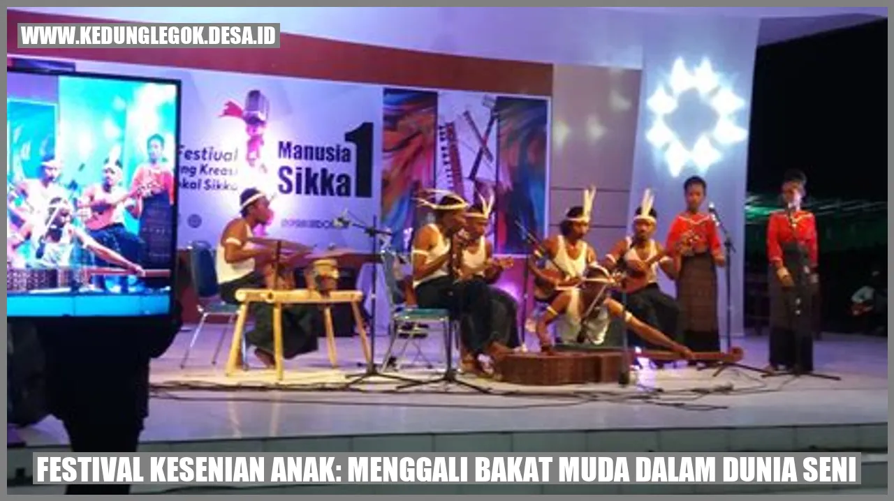 Festival Kesenian Anak: Menggali Bakat Muda dalam Dunia Seni