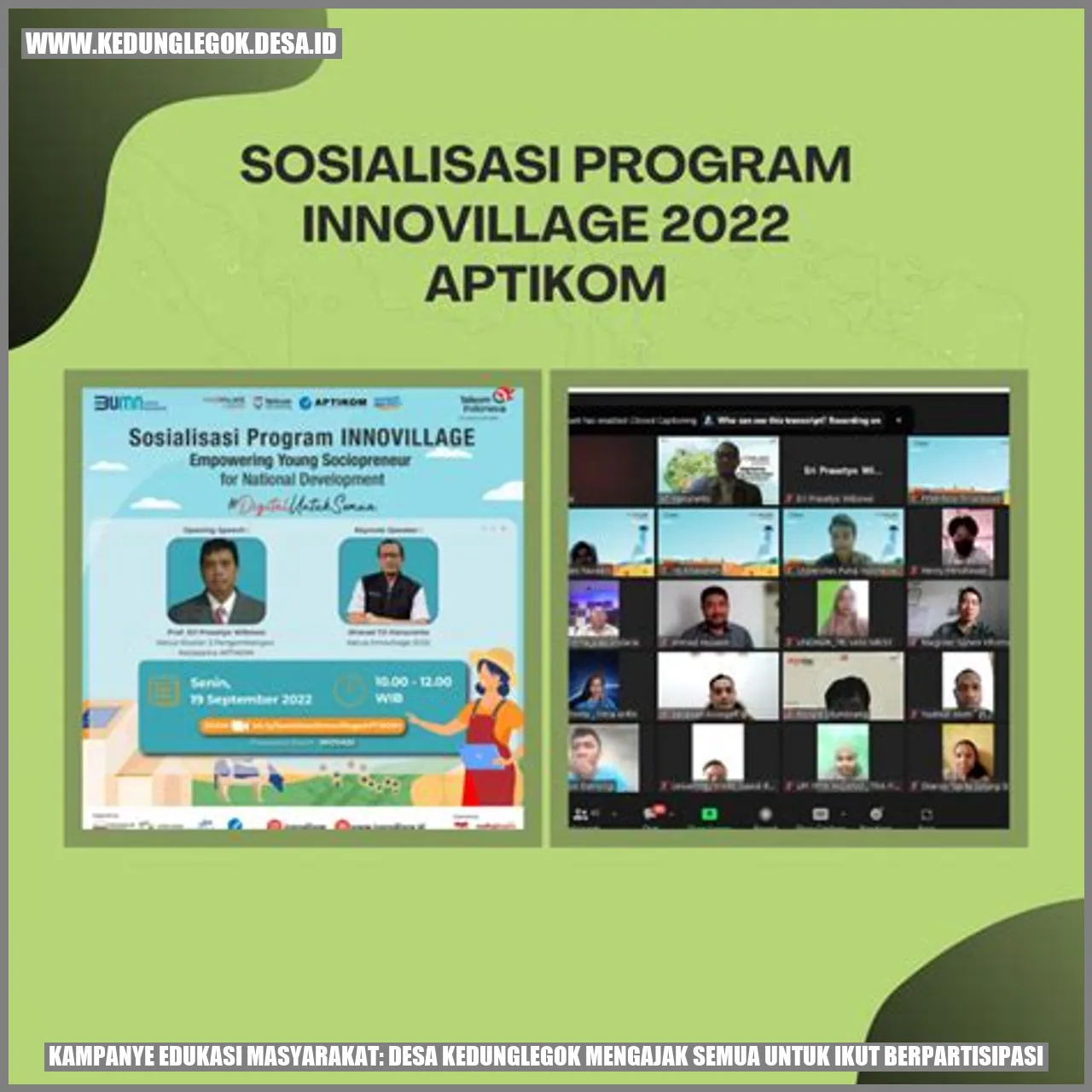 Kampanye Edukasi Masyarakat: Desa Kedunglegok Mengajak Semua untuk Ikut Berpartisipasi