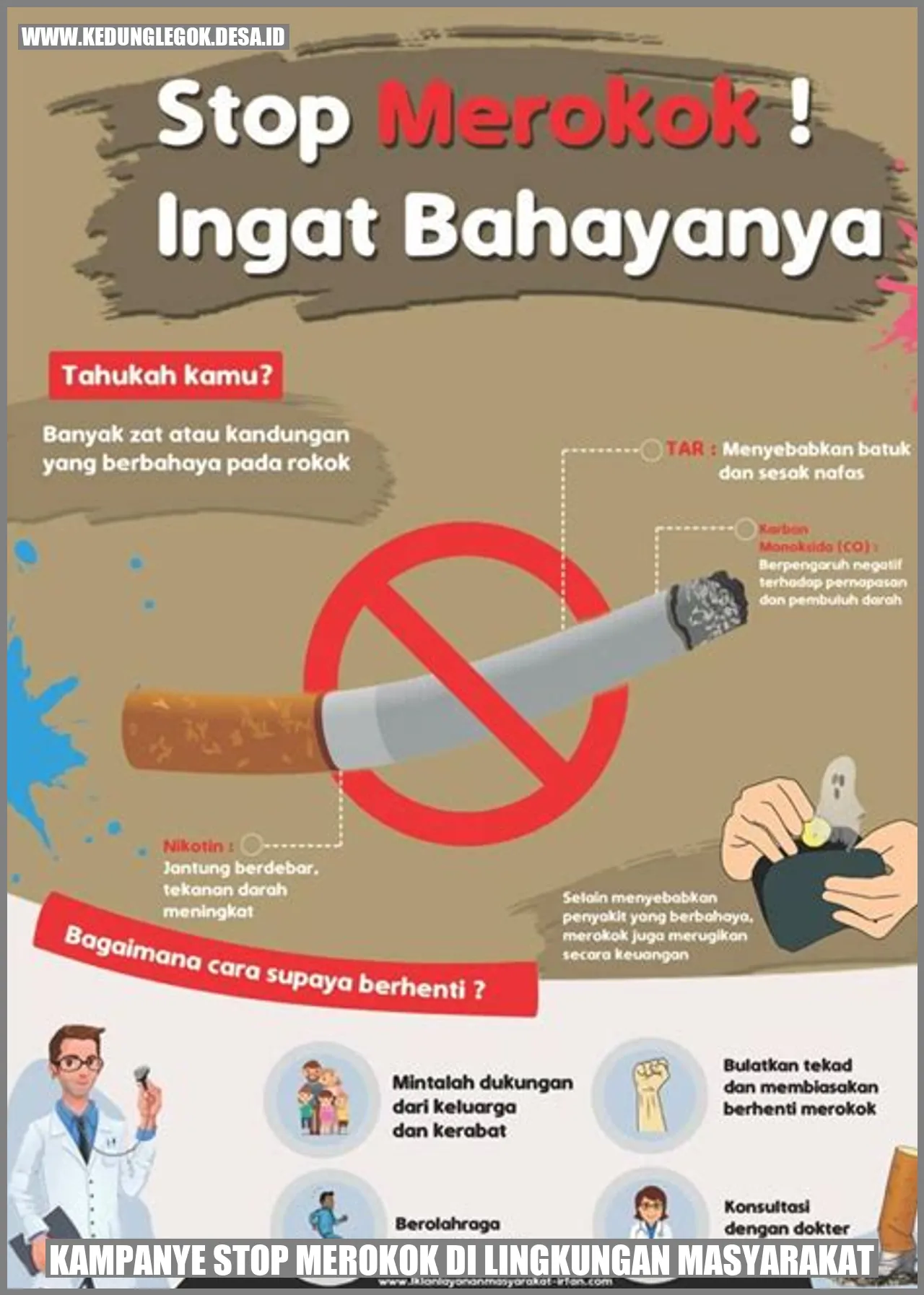Kampanye Stop Merokok di Lingkungan Masyarakat