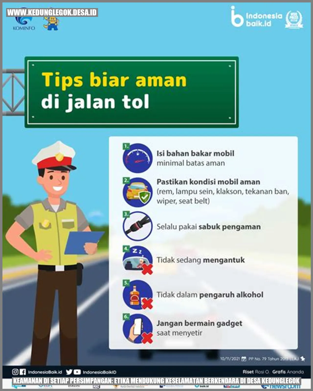 Keamanan di Setiap Persimpangan: Etika Mendukung Keselamatan Berkendara di Desa Kedunglegok