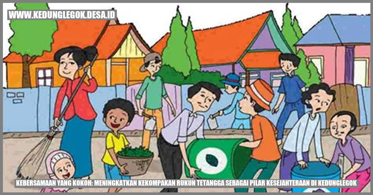 Kebersamaan yang Kokoh: Meningkatkan Kekompakan Rukun Tetangga sebagai Pilar Kesejahteraan di Kedunglegok