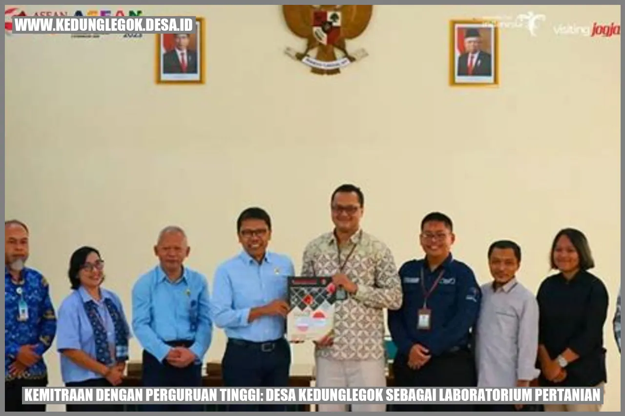 Kemitraan dengan Perguruan Tinggi: Desa Kedunglegok sebagai Laboratorium Pertanian