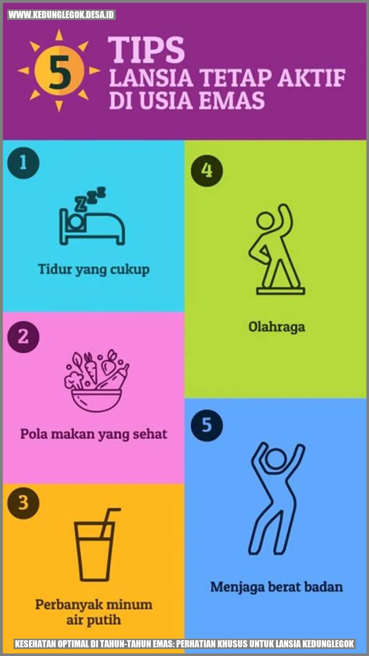 Kesejahteraan Lansia Kedunglegok: Optimal di Tahun-Tahun Emas