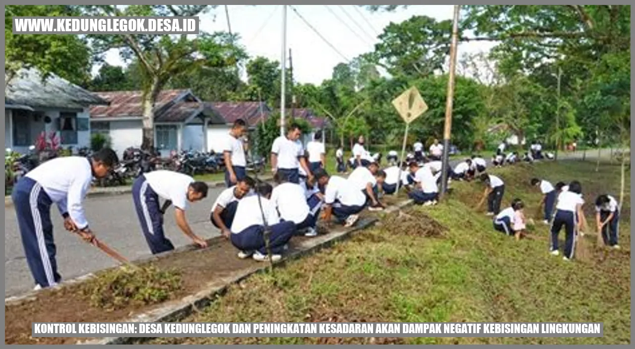Kontrol Kebisingan: Desa Kedunglegok dan Peningkatan Kesadaran akan Dampak Negatif Kebisingan Lingkungan