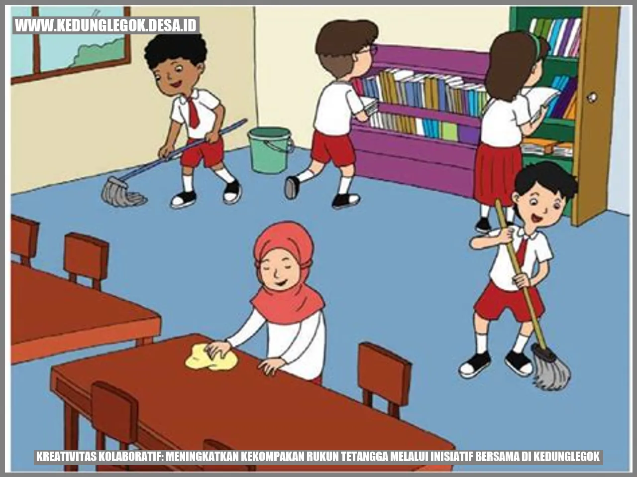 Kreativitas Kolaboratif: Meningkatkan Kekompakan Rukun Tetangga Melalui Inisiatif Bersama di Kedunglegok