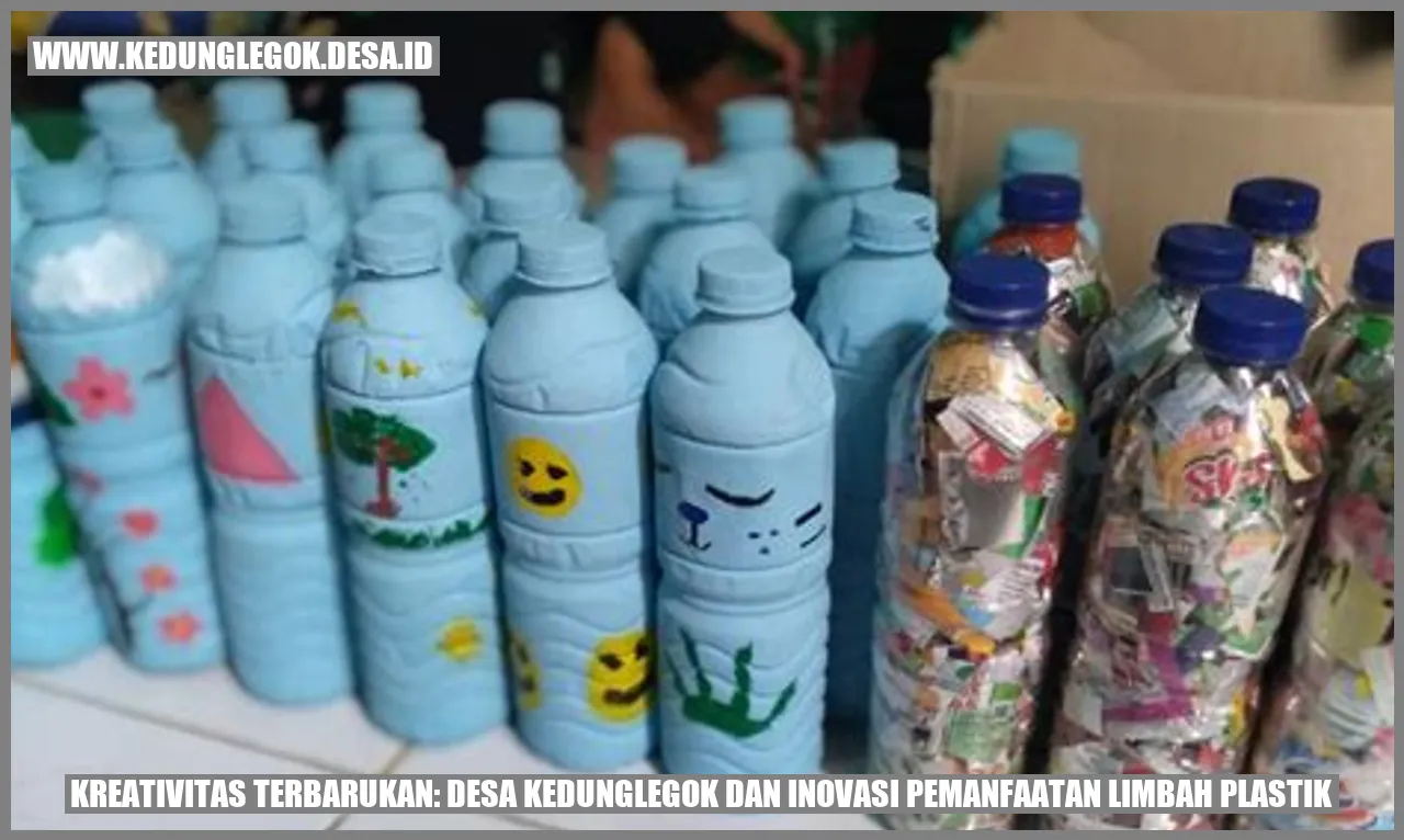 Kreativitas Terbarukan: Desa Kedunglegok dan Inovasi Pemanfaatan Limbah Plastik