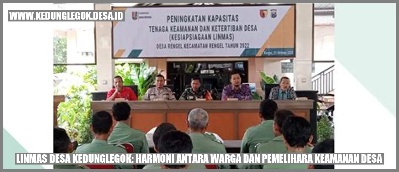 Linmas Desa Kedunglegok: Harmoni antara Warga dan Pemelihara Keamanan Desa