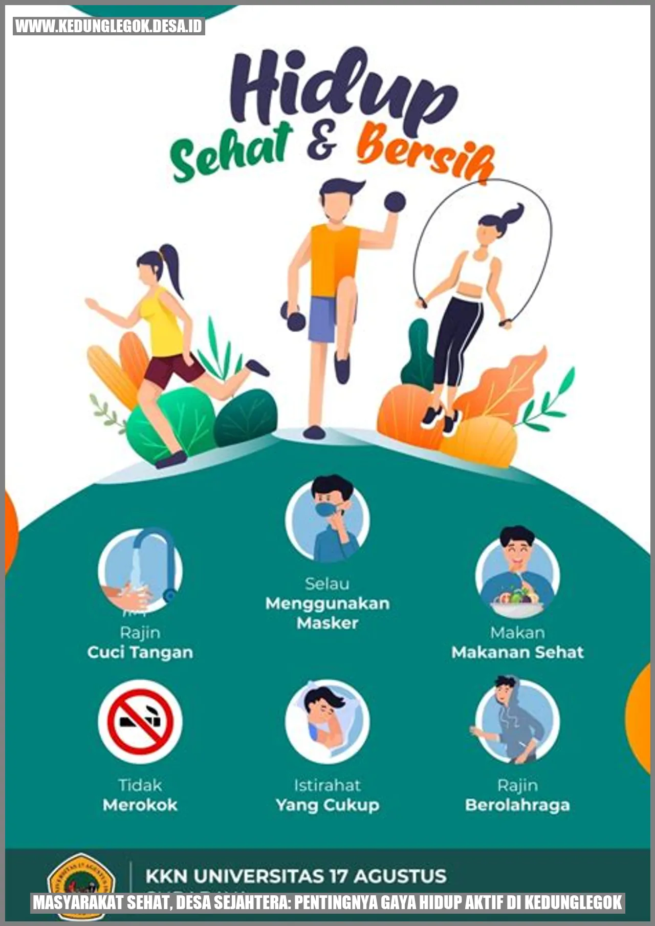 Masyarakat Sehat, Desa Sejahtera: Pentingnya Gaya Hidup Aktif di Kedunglegok