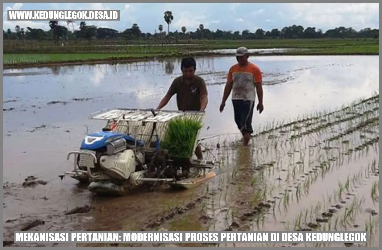 Mekanisasi Pertanian: Modernisasi Proses Pertanian di Desa Kedunglegok