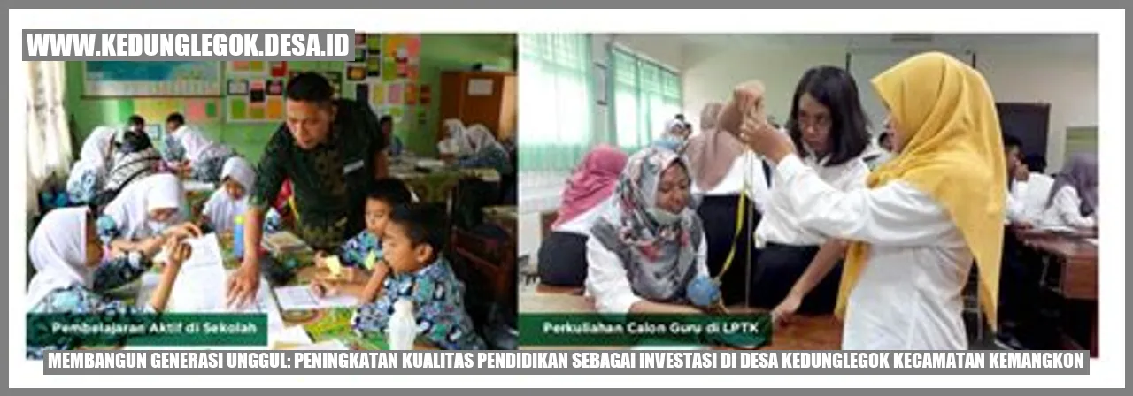 Investasi Peningkatan Pendidikan Desa Kedunglegok