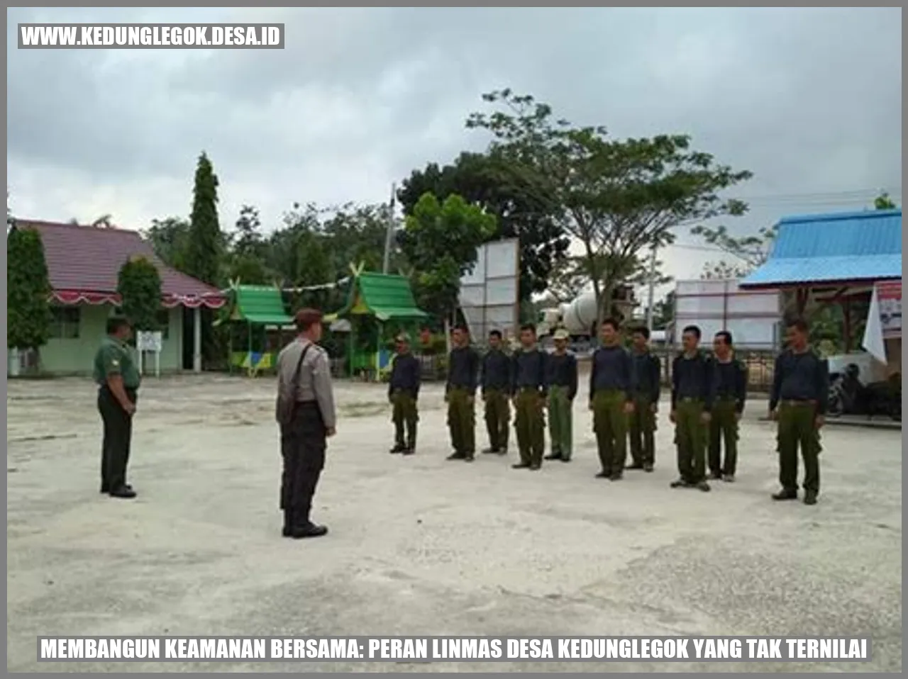 Membangun Keamanan Bersama: Peran Linmas Desa Kedunglegok yang Tak Ternilai