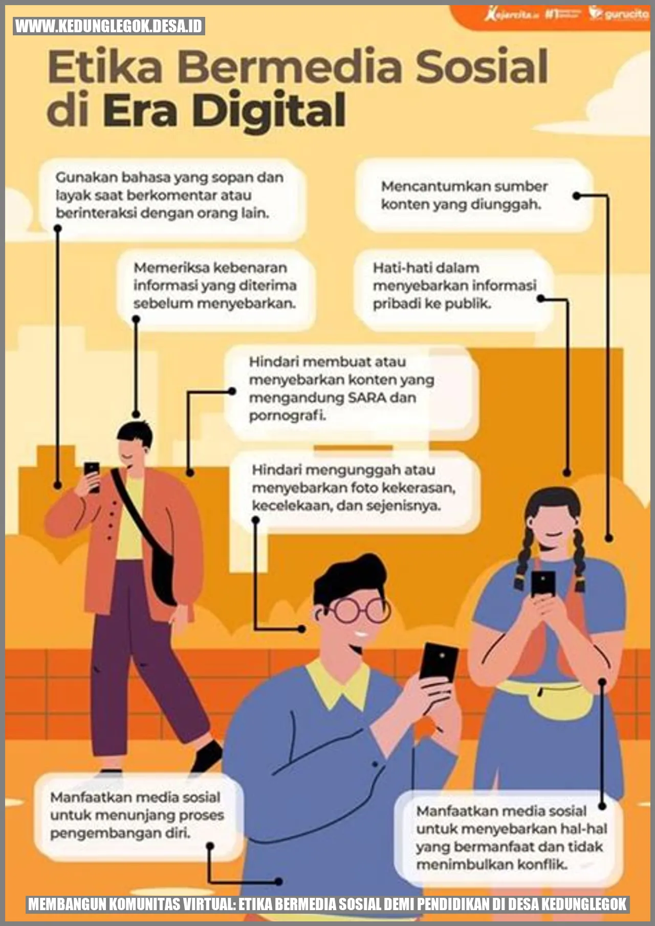 Membangun Komunitas Virtual: Etika Bermedia Sosial demi Pendidikan di Desa Kedunglegok