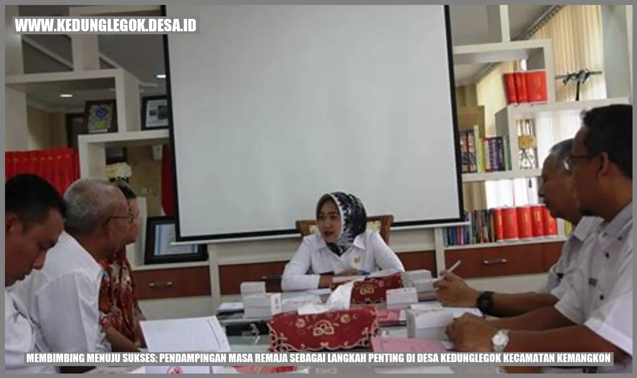 Membimbing Menuju Sukses: Pendampingan Masa Remaja sebagai Langkah Penting di Desa Kedunglegok Kecamatan Kemangkon