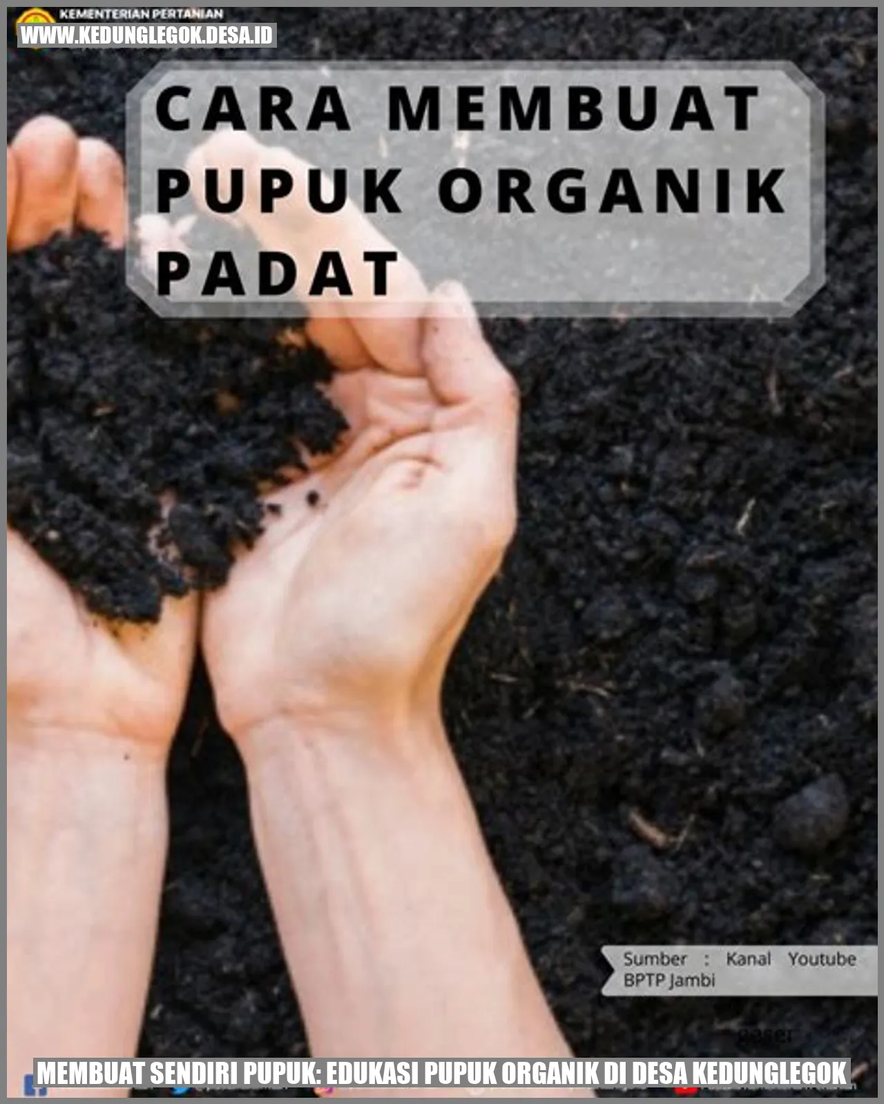 Membuat Sendiri Pupuk: Edukasi Pupuk Organik di Desa Kedunglegok