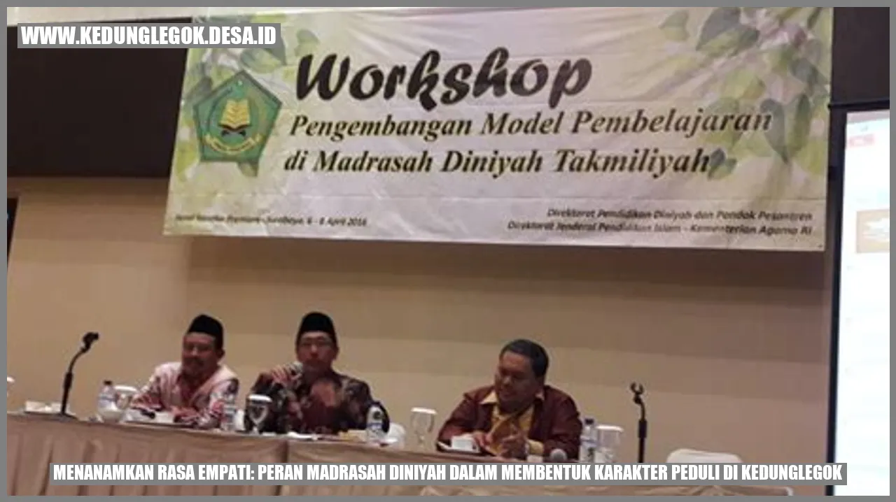 Menanamkan Rasa Empati: Peran Madrasah Diniyah dalam Membentuk Karakter Peduli di Kedunglegok
