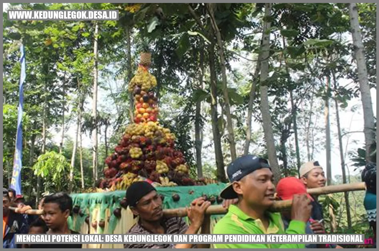 Menggali Potensi Lokal: Desa Kedunglegok dan Program Pendidikan Keterampilan Tradisional