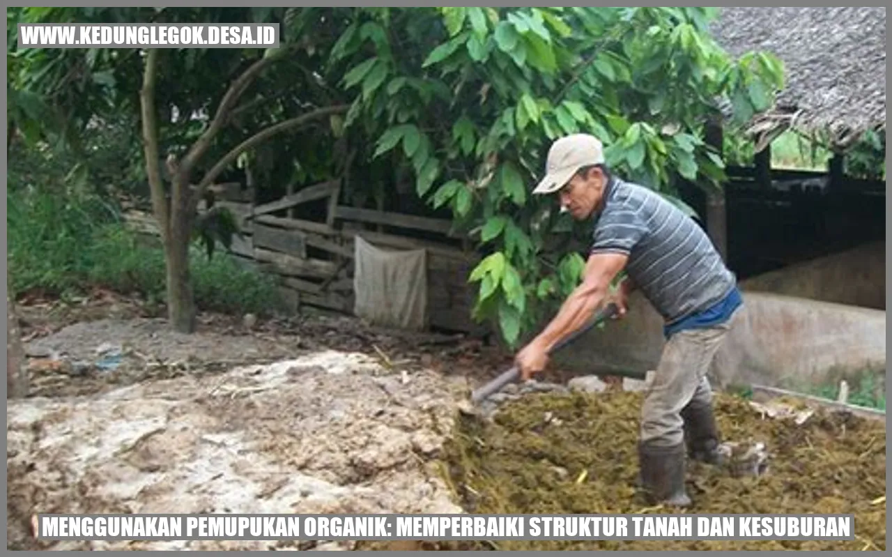 Menggunakan Pemupukan Organik: Memperbaiki Struktur Tanah dan Kesuburan