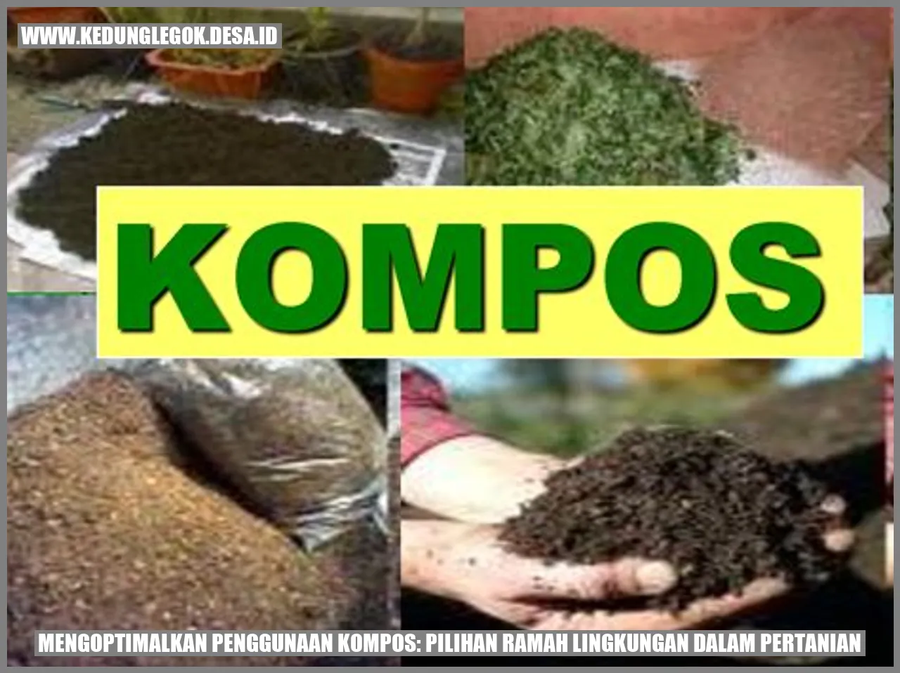 Mengoptimalkan Penggunaan Kompos: Pilihan Ramah Lingkungan dalam Pertanian