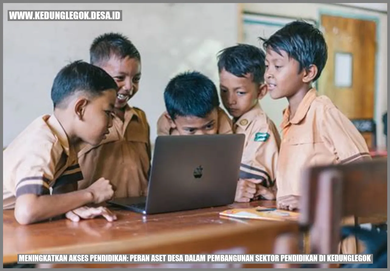 Meningkatkan Akses Pendidikan: Peran Aset Desa dalam Pembangunan Sektor Pendidikan di Kedunglegok