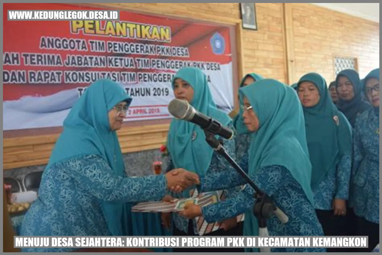 Menuju Desa Sejahtera: Kontribusi Program PKK di Kecamatan Kemangkon