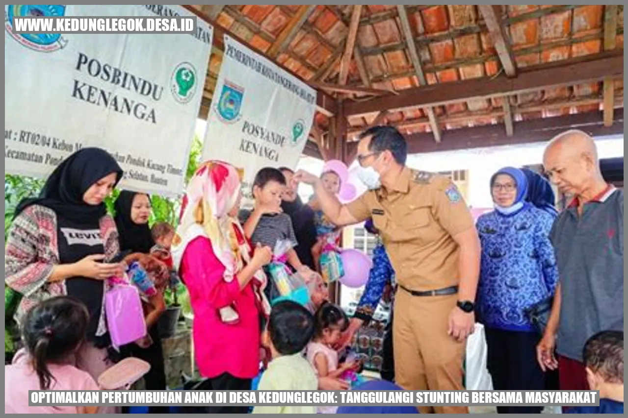 Optimalkan Pertumbuhan Anak di Desa Kedunglegok: Tanggulangi Stunting bersama Masyarakat
