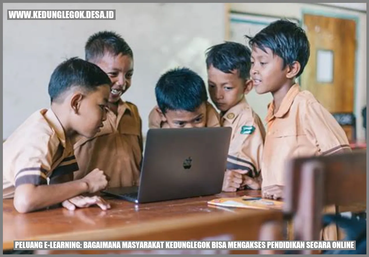 Peluang E-Learning: Bagaimana Masyarakat Kedunglegok Bisa Mengakses Pendidikan Secara Online