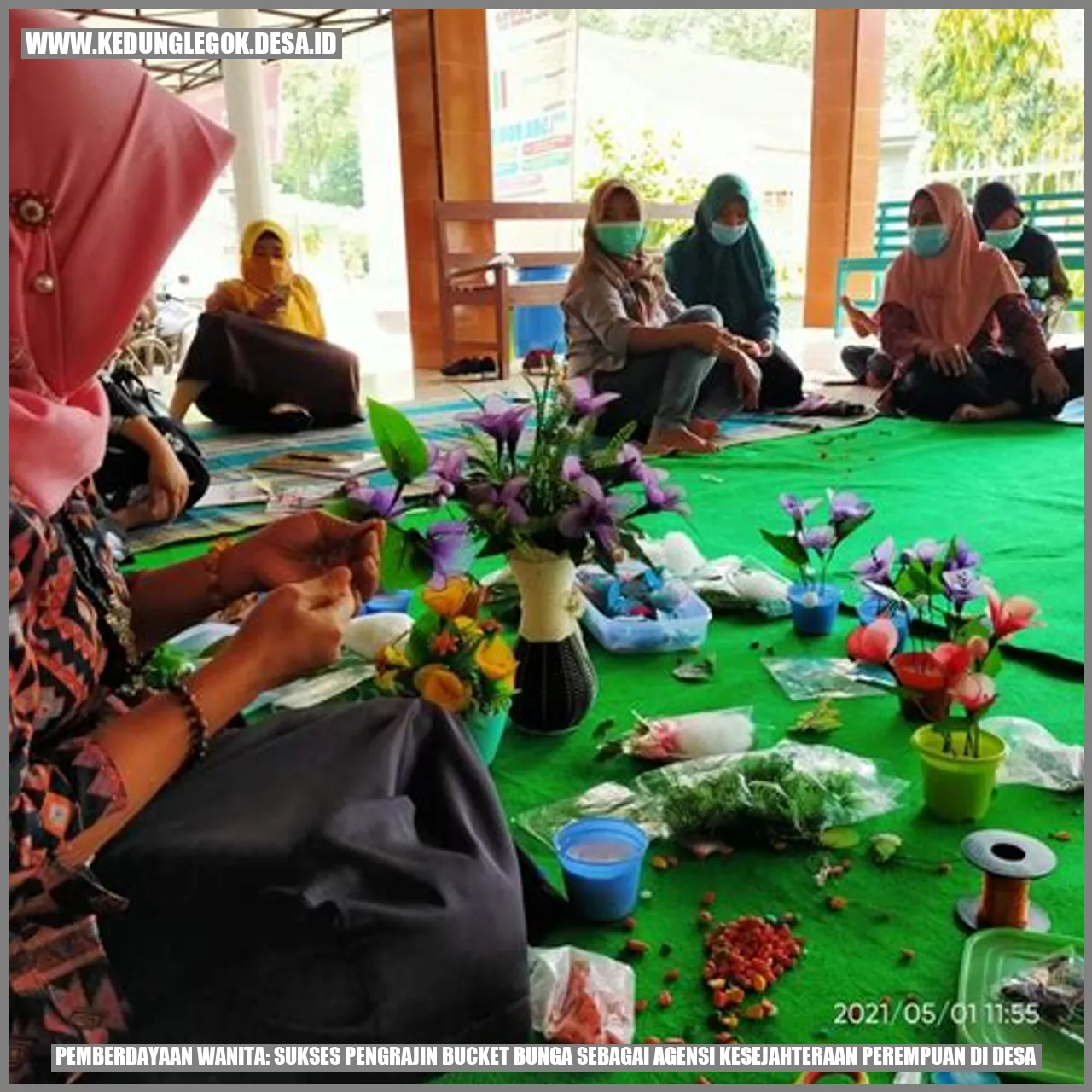 Pemberdayaan Wanita: Sukses Pengrajin Bucket Bunga Sebagai Agensi Kesejahteraan Perempuan di Desa