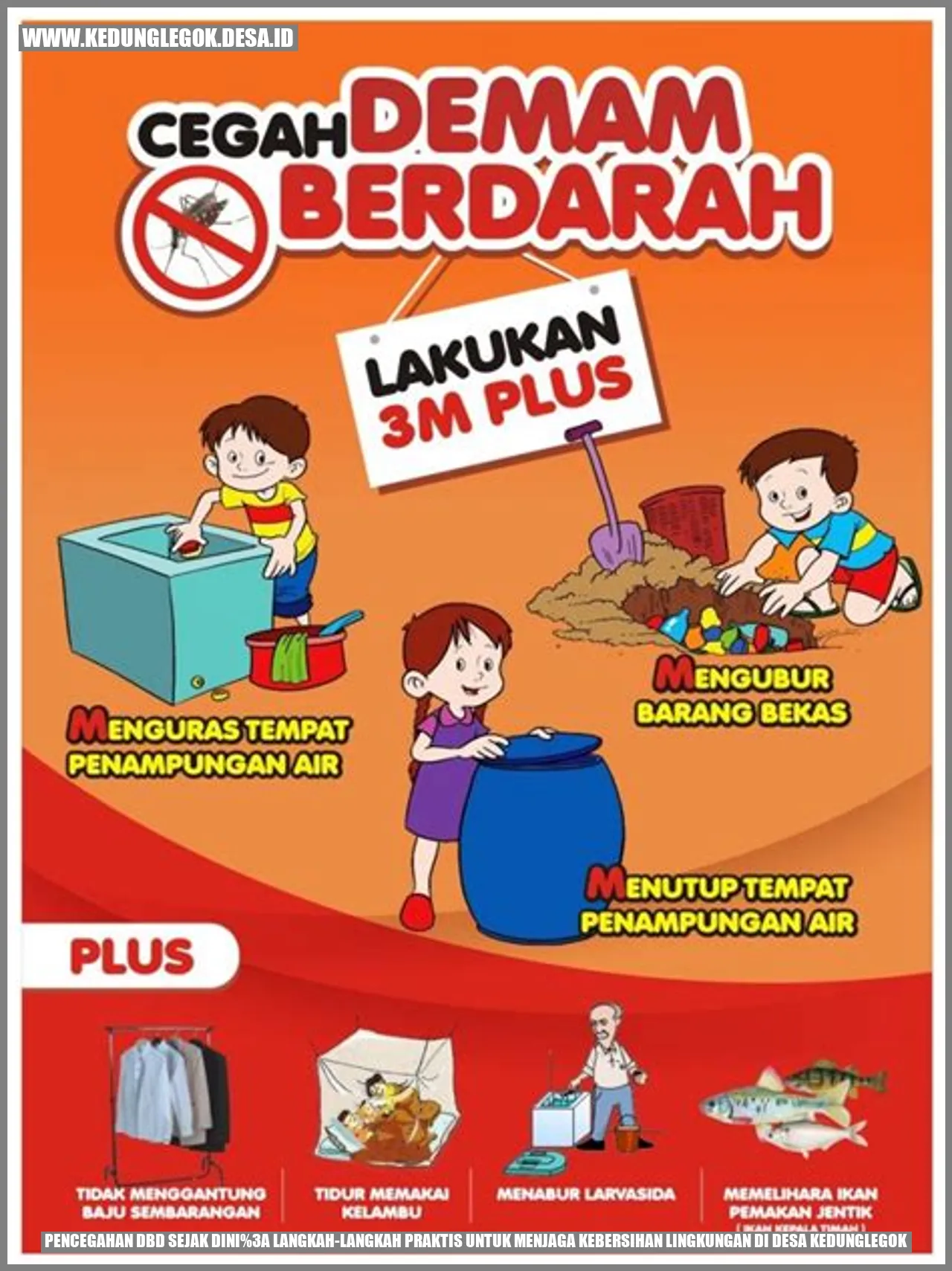 Pencegahan DBD Sejak Dini: Langkah-langkah Praktis untuk Menjaga Kebersihan Lingkungan di Desa Kedunglegok