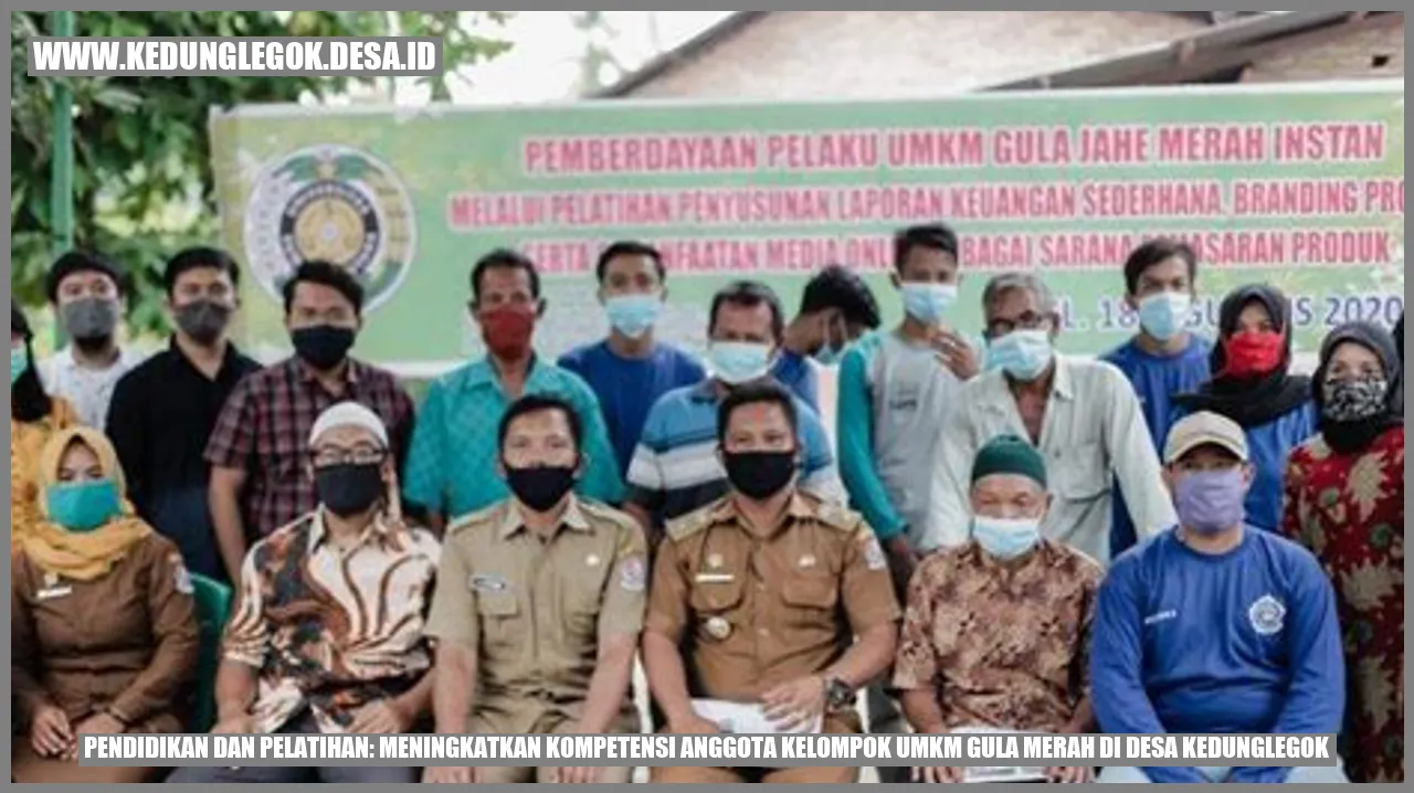 Pendidikan dan Pelatihan: Meningkatkan Kompetensi Anggota Kelompok UMKM Gula Merah di Desa Kedunglegok