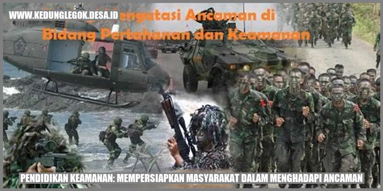 Pendidikan Keamanan: Mempersiapkan Masyarakat dalam Menghadapi Ancaman