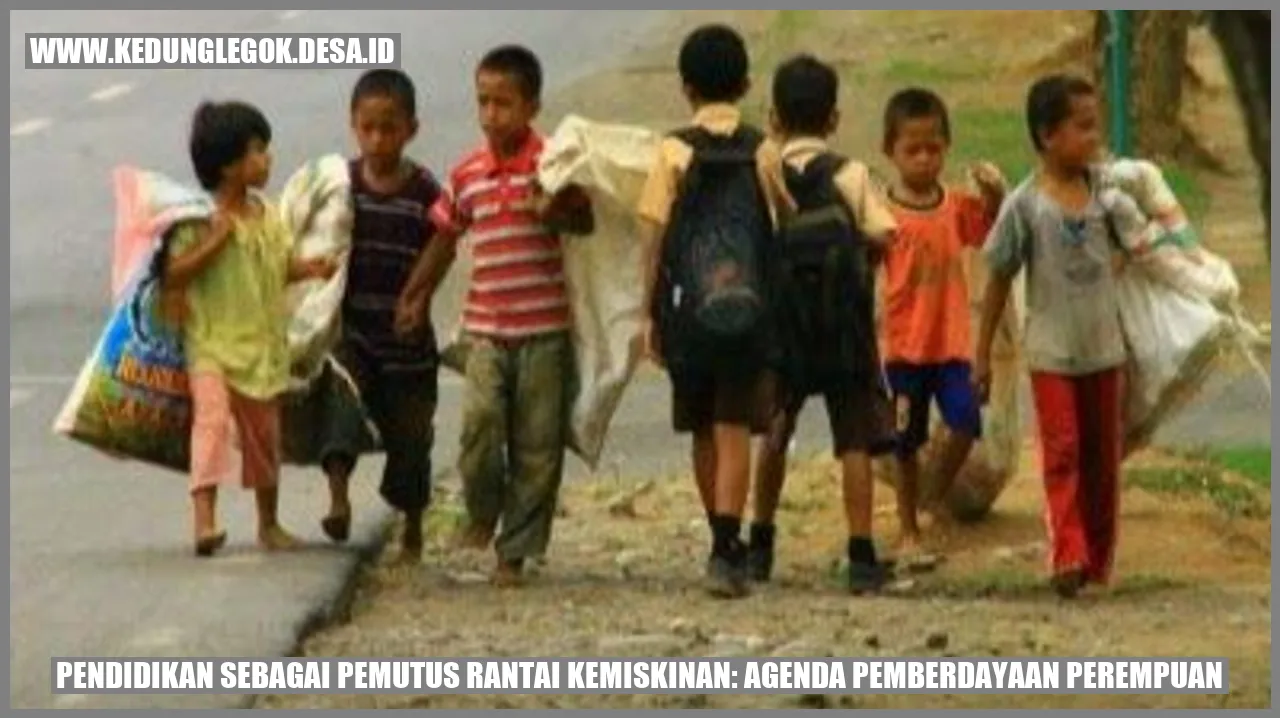 Pendidikan sebagai Pemutus Rantai Kemiskinan: Agenda Pemberdayaan Perempuan