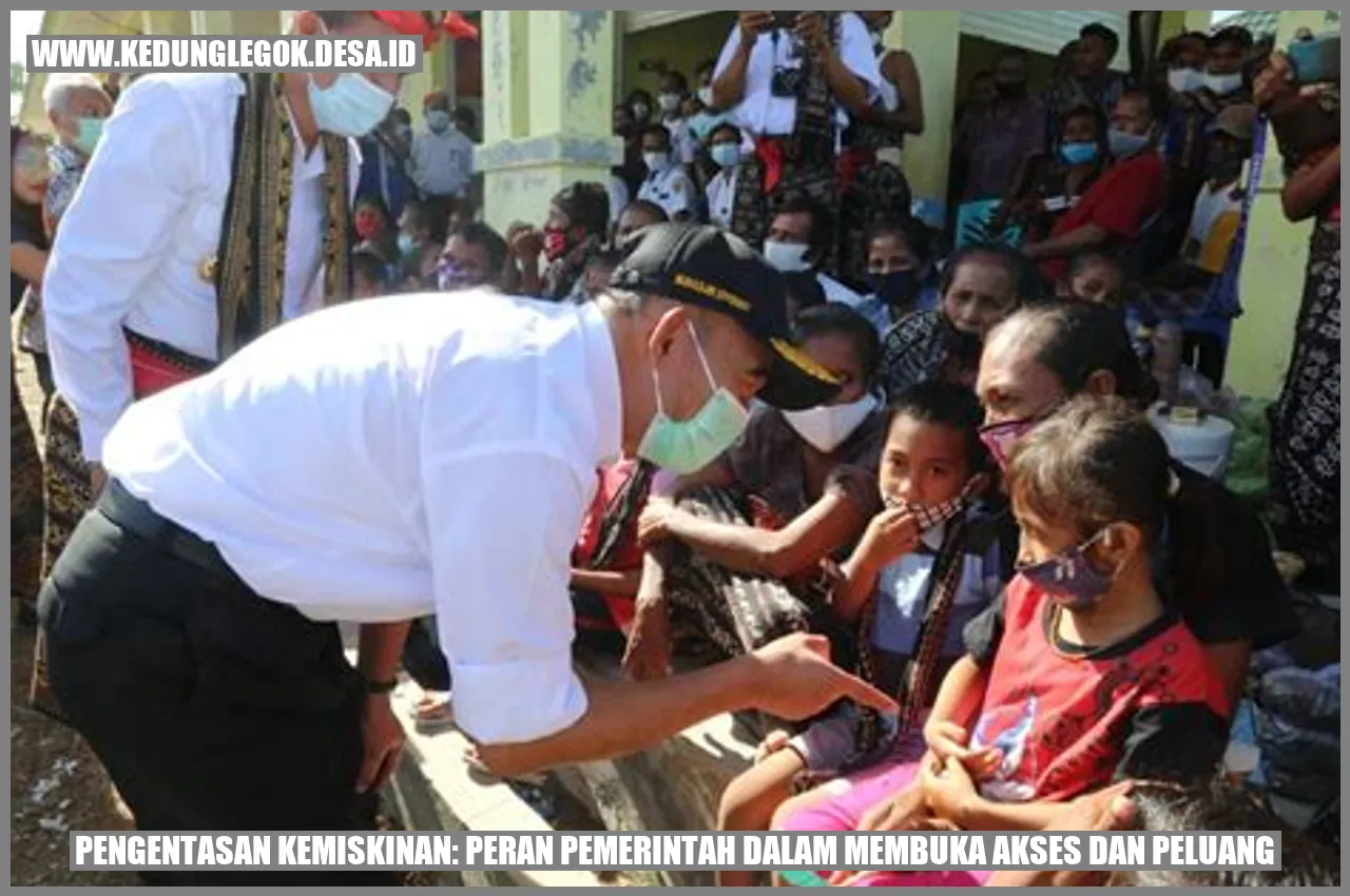 Pengentasan Kemiskinan: Peran Pemerintah dalam Membuka Akses dan Peluang