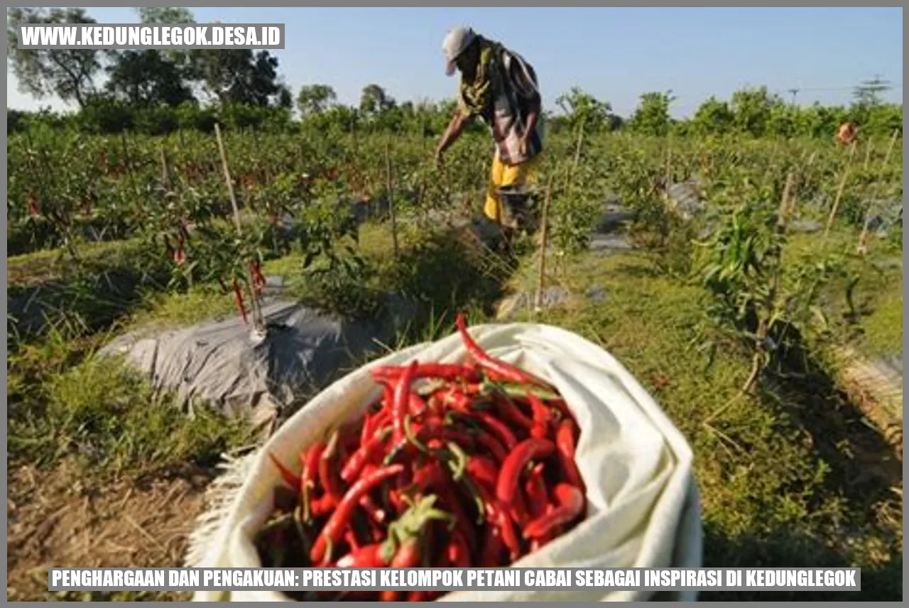Penghargaan dan Pengakuan: Prestasi Kelompok Petani Cabai sebagai Inspirasi di Kedunglegok