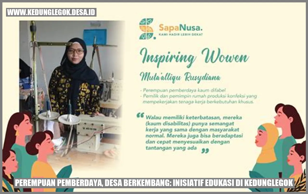 Perempuan Pemberdaya, Desa Berkembang: Inisiatif Edukasi di Kedunglegok