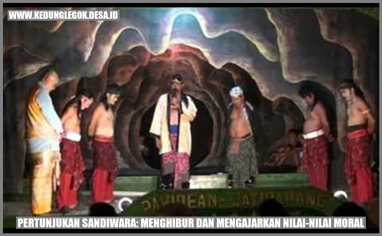 Pertunjukan Sandiwara: Menghibur dan Mengajarkan Nilai-Nilai Moral