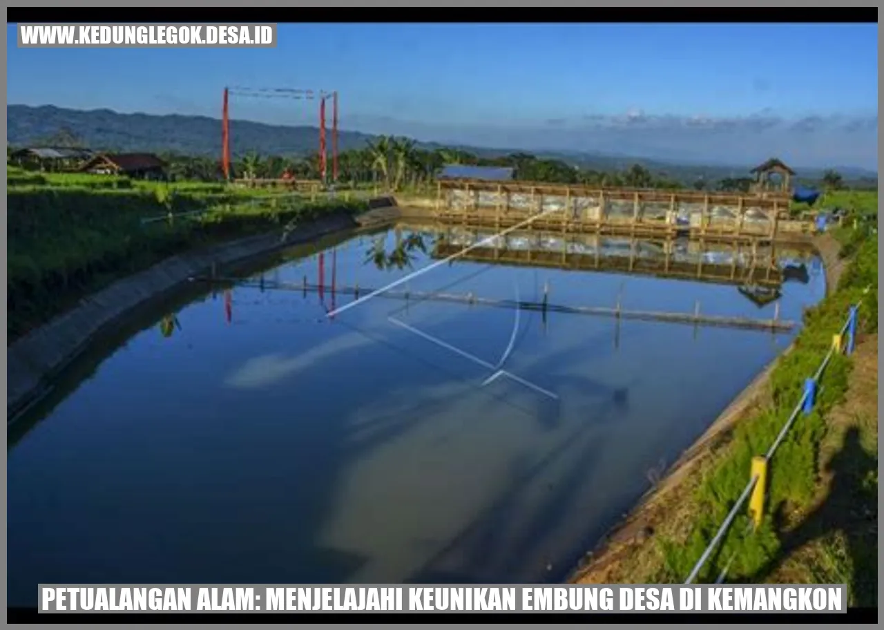 Petualangan Alam: Menjelajahi Keunikan Embung Desa di Kemangkon