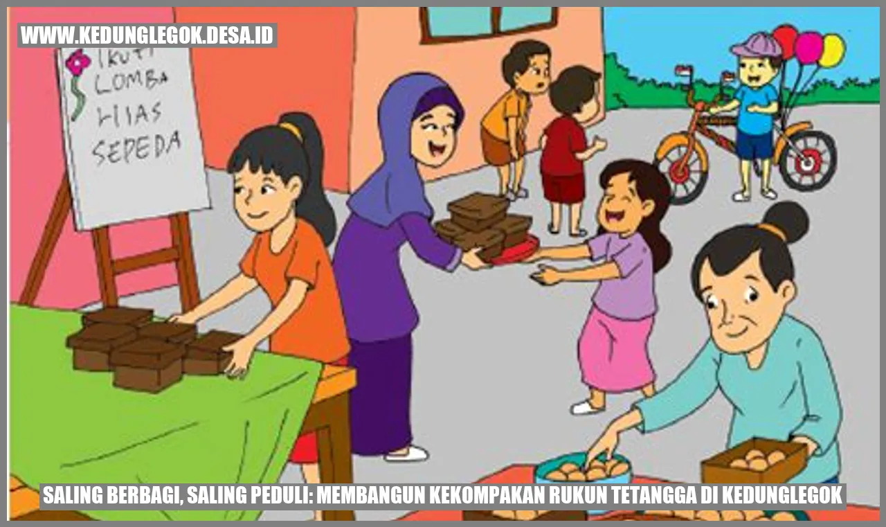 Saling Berbagi, Saling Peduli: Membangun Kekompakan Rukun Tetangga di Kedunglegok