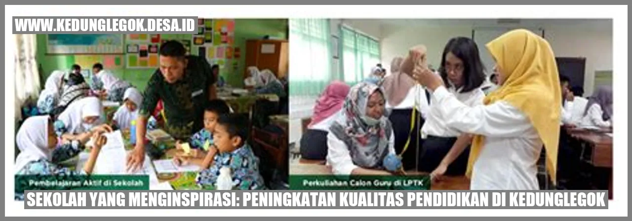 Sekolah yang Menginspirasi: Peningkatan Kualitas Pendidikan di Kedunglegok
