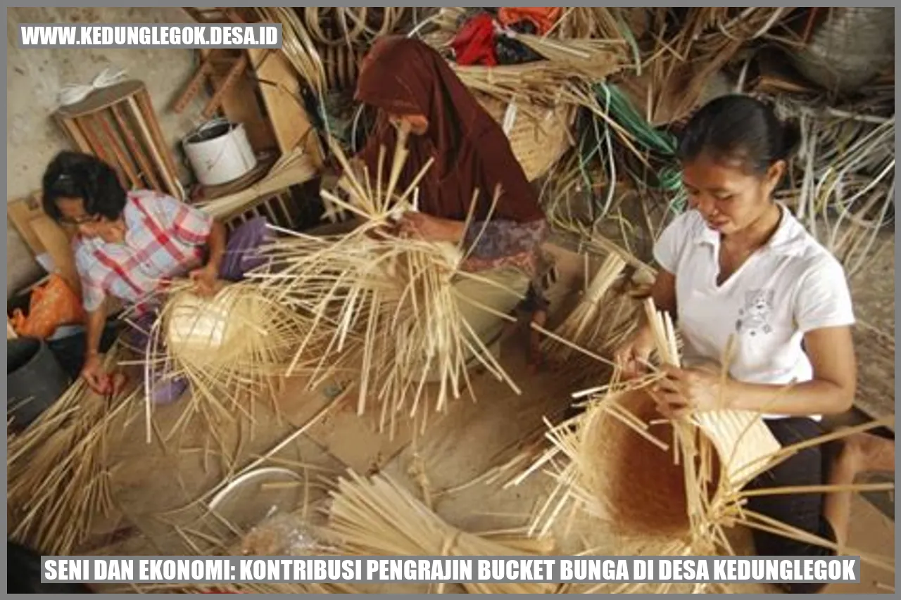 Seni dan Ekonomi: Kontribusi Pengrajin Bucket Bunga di Desa Kedunglegok