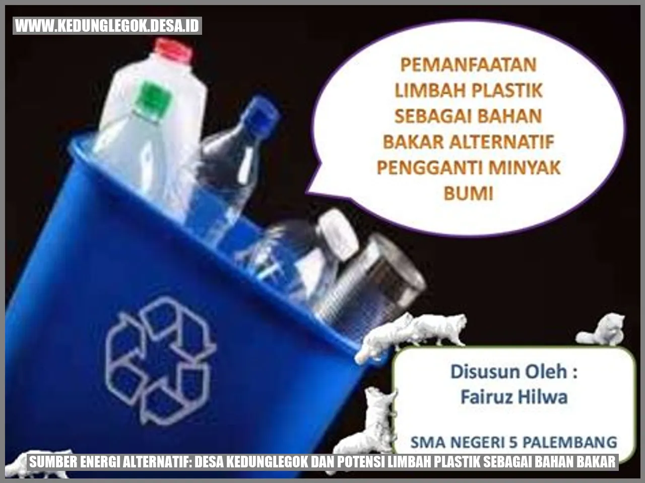 Sumber Energi Alternatif: Desa Kedunglegok dan Potensi Limbah Plastik sebagai Bahan Bakar
